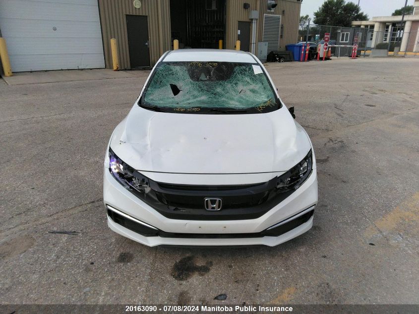 2019 Honda Civic Lx VIN: 2HGFC2F5XKH031496 Lot: 20163090