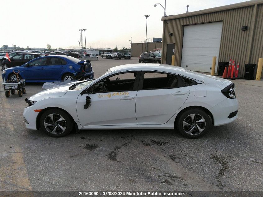 2019 Honda Civic Lx VIN: 2HGFC2F5XKH031496 Lot: 20163090