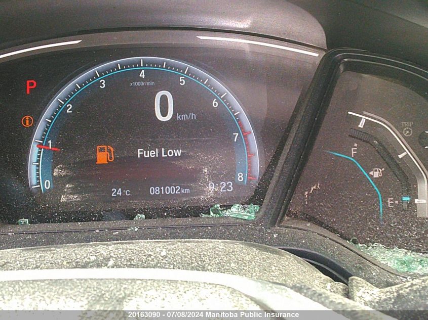 2019 Honda Civic Lx VIN: 2HGFC2F5XKH031496 Lot: 20163090