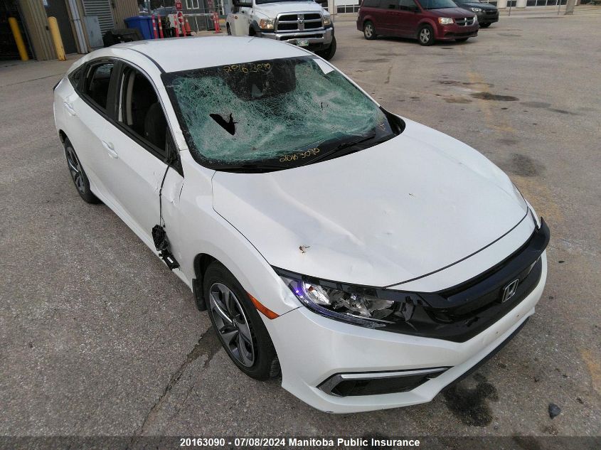 2019 Honda Civic Lx VIN: 2HGFC2F5XKH031496 Lot: 20163090