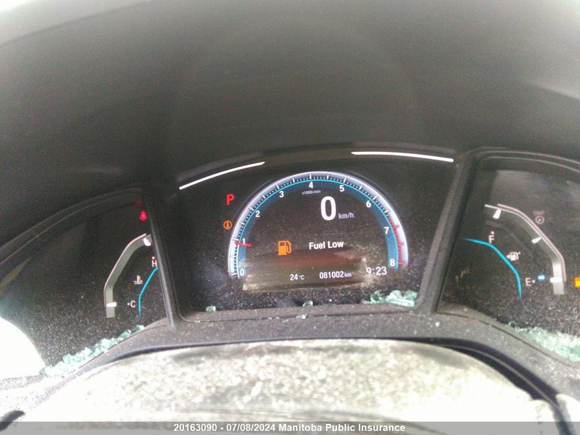 2019 Honda Civic Lx VIN: 2HGFC2F5XKH031496 Lot: 20163090