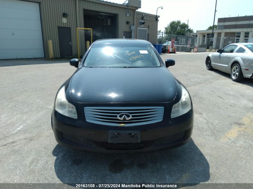 2008 Infiniti G35X Luxury VIN: JNKBV61F98M256057 Lot: 20163108