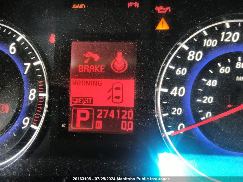 2008 Infiniti G35X Luxury VIN: JNKBV61F98M256057 Lot: 20163108