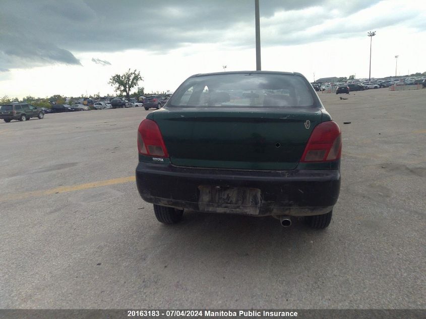 2000 Toyota Echo VIN: JTDAT1232Y5018670 Lot: 20163183