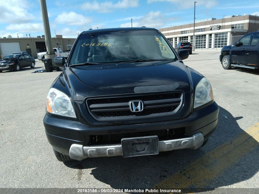 2005 Honda Pilot Ex-L VIN: 2HKYF18515H001238 Lot: 20163186