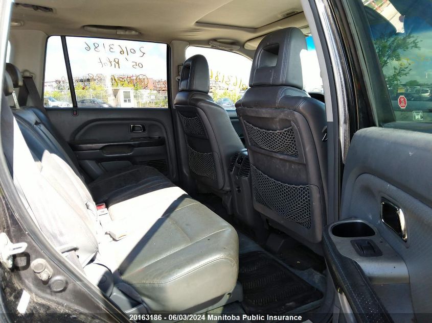 2005 Honda Pilot Ex-L VIN: 2HKYF18515H001238 Lot: 20163186