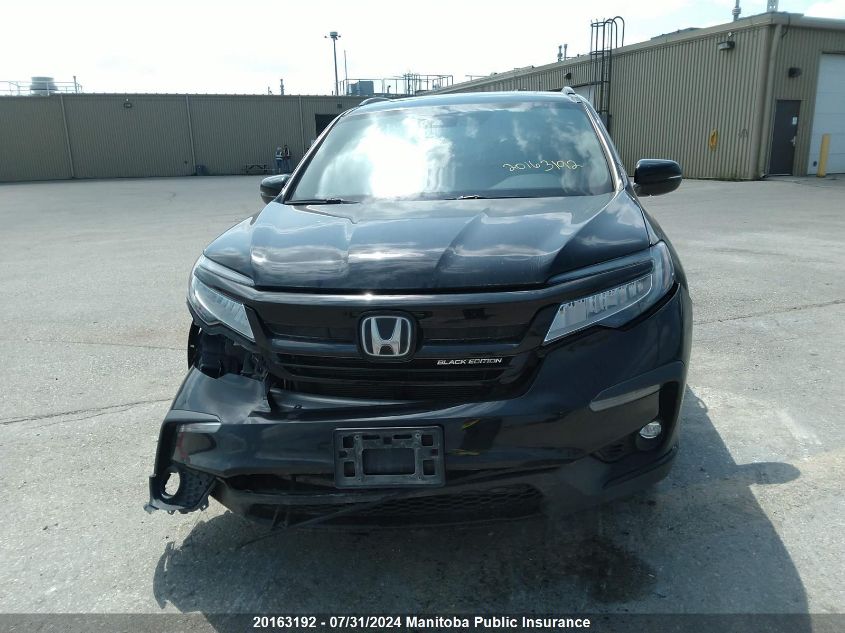 2019 Honda Pilot Black Edition VIN: 5FNYF6H04KB500109 Lot: 20163192