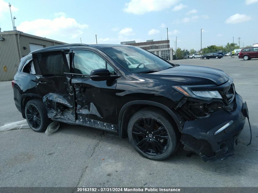 2019 Honda Pilot Black Edition VIN: 5FNYF6H04KB500109 Lot: 20163192