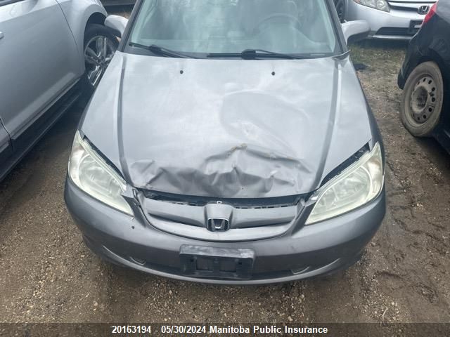 2005 Honda Civic Lx-G VIN: 2HGES16675H006271 Lot: 20163194