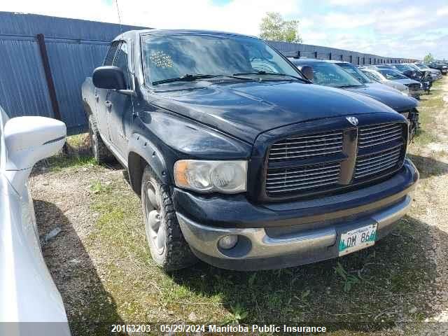 2005 Dodge Ram 1500 Slt Quad Cab VIN: 1D7HA18D15S344256 Lot: 20163203