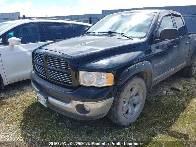 2005 Dodge Ram 1500 Slt Quad Cab VIN: 1D7HA18D15S344256 Lot: 20163203