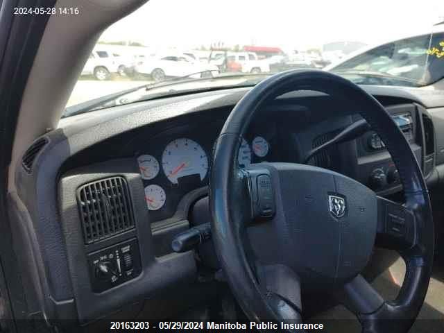 2005 Dodge Ram 1500 Slt Quad Cab VIN: 1D7HA18D15S344256 Lot: 20163203