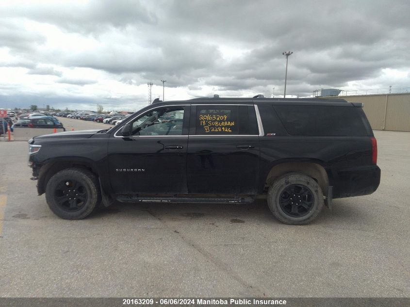 2018 Chevrolet Suburban 1500 Lt VIN: 1GNSKHKC1JR228926 Lot: 20163209