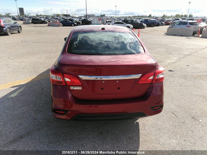 2018 Nissan Sentra 1.8 Sv VIN: 3N1AB7AP6JY255491 Lot: 20163211