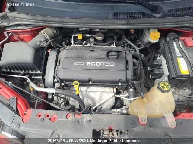 2012 Chevrolet Sonic Lt VIN: 1G1JC6EH3C4202981 Lot: 20163219