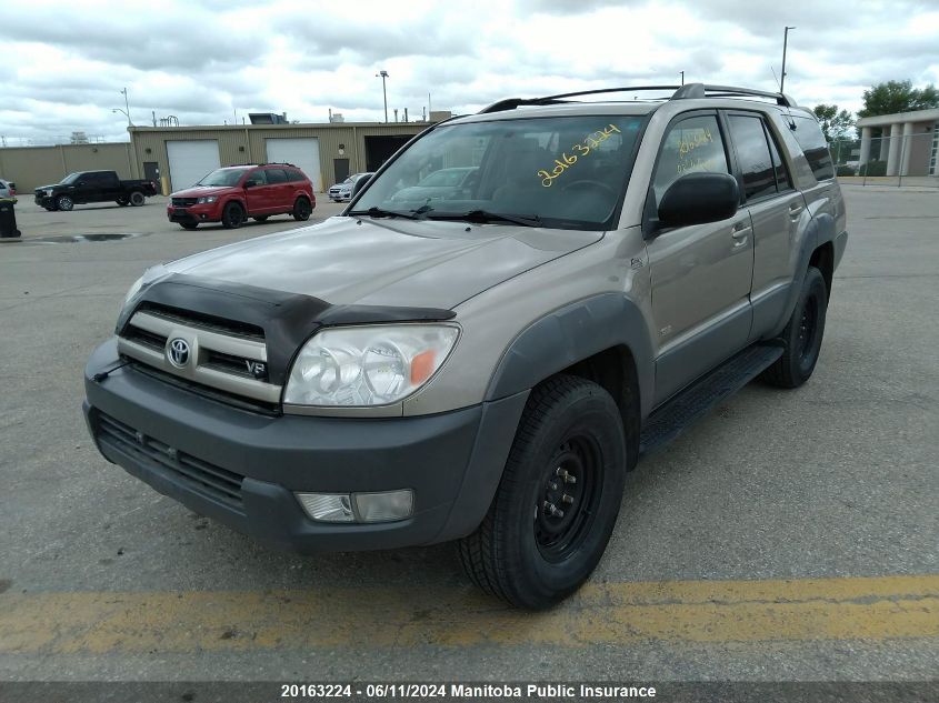 2003 Toyota 4Runner Sr5 V8 VIN: JTEBT14R130014388 Lot: 20163224