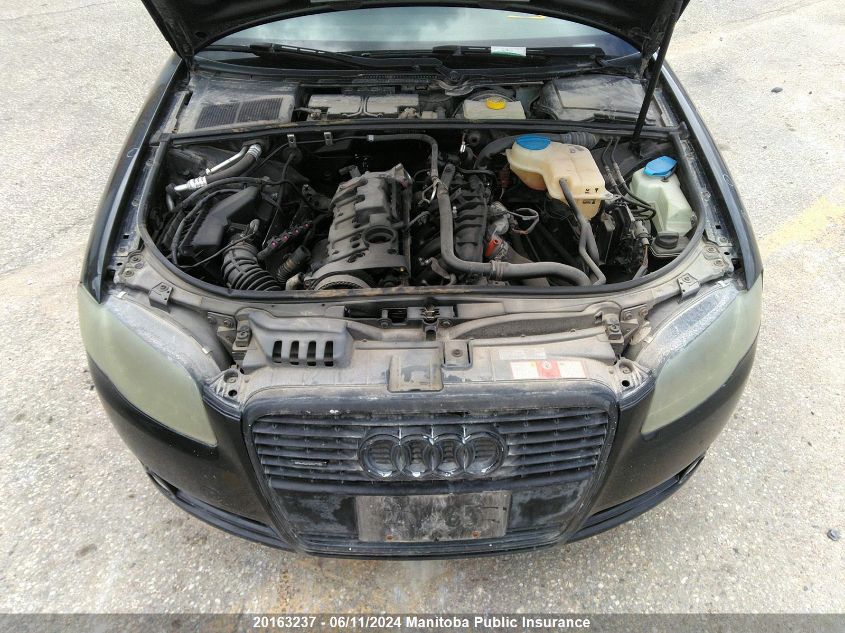 2007 Audi A4 2.0T Quattro VIN: WAUDF78E47A159517 Lot: 20163237