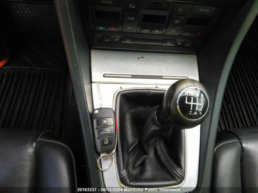 2007 Audi A4 2.0T Quattro VIN: WAUDF78E47A159517 Lot: 20163237