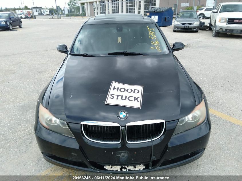 2007 BMW 323I VIN: WBAVH135X7KC97756 Lot: 20163245