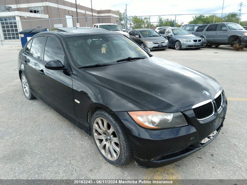 2007 BMW 323I VIN: WBAVH135X7KC97756 Lot: 20163245