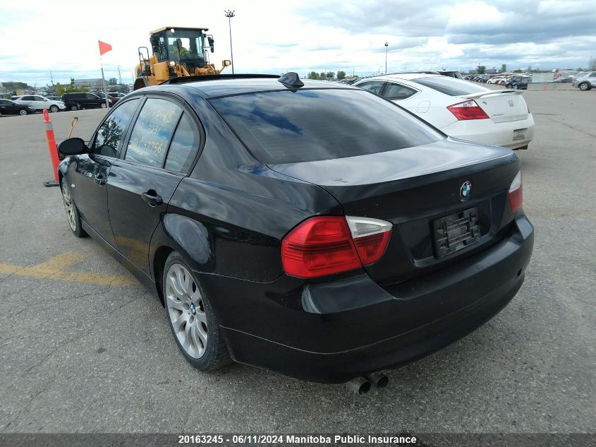 2007 BMW 323I VIN: WBAVH135X7KC97756 Lot: 20163245