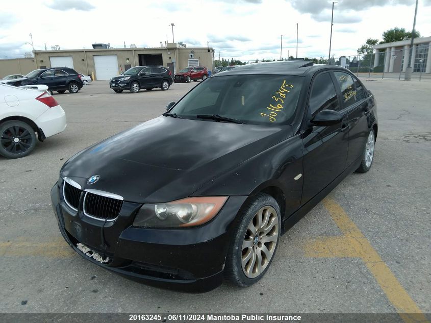 2007 BMW 323I VIN: WBAVH135X7KC97756 Lot: 20163245