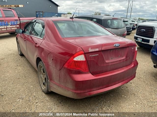 2010 Ford Fusion Se VIN: 3FAHP0HA7AR221856 Lot: 20163256