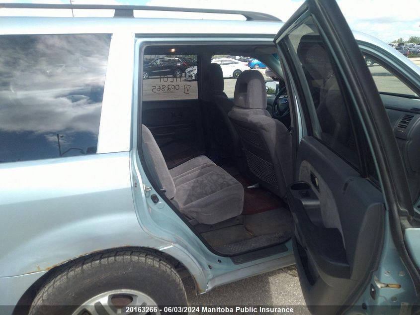 2003 Honda Pilot Ex VIN: 2HKYF18453H002865 Lot: 20163266