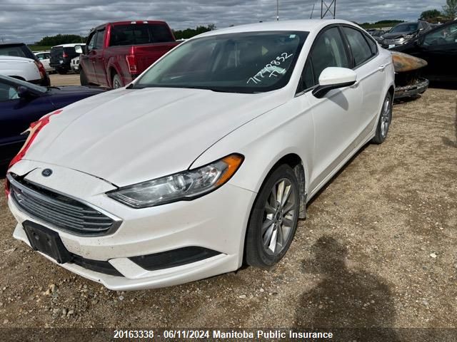 2017 Ford Fusion Se VIN: 3FA6P0H72HR172488 Lot: 20163338