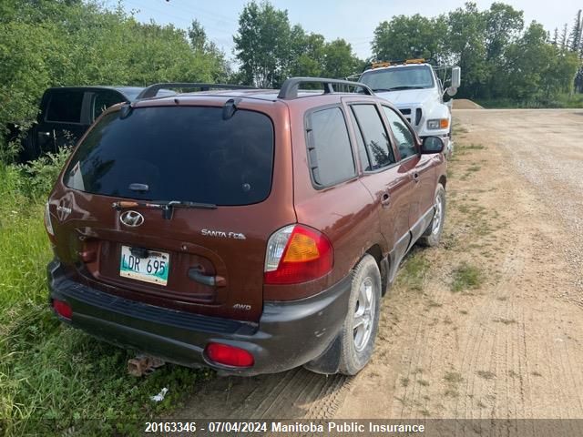 2003 Hyundai Santa Fe Gls VIN: KM8SC73D73U406857 Lot: 20163346