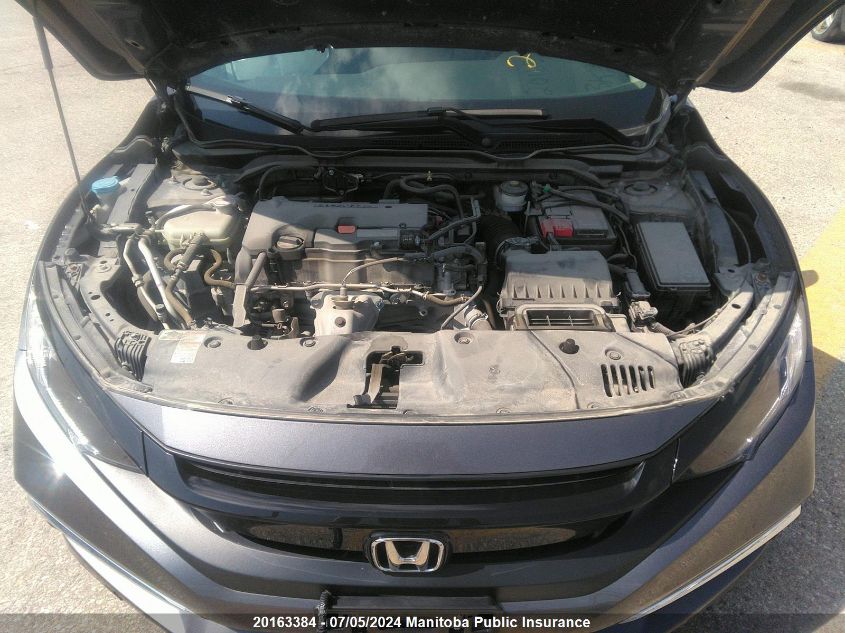 2019 Honda Civic Ex VIN: 2HGFC2F76KH029309 Lot: 20163384