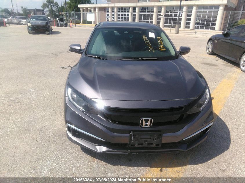 2019 Honda Civic Ex VIN: 2HGFC2F76KH029309 Lot: 20163384