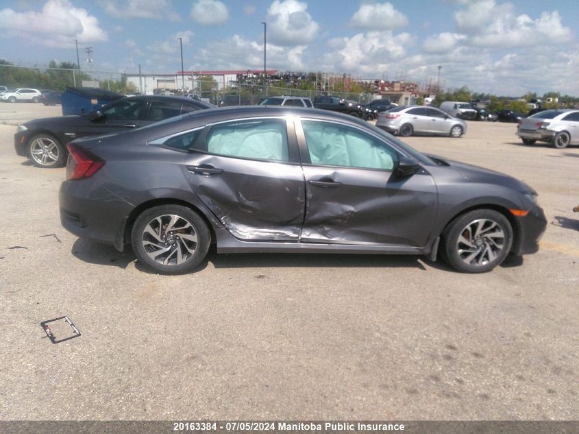 2019 Honda Civic Ex VIN: 2HGFC2F76KH029309 Lot: 20163384