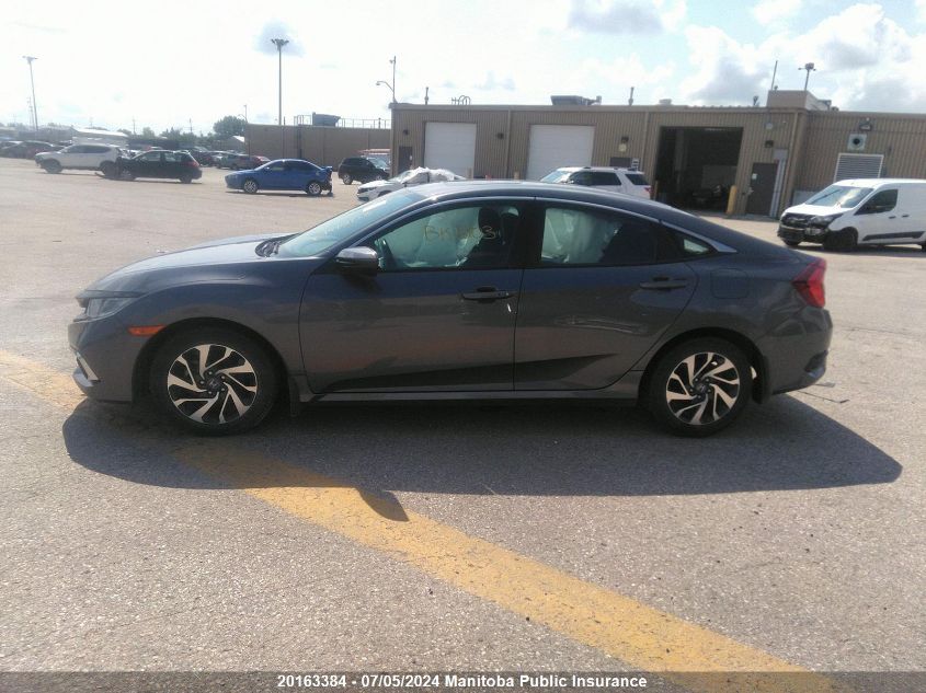 2019 Honda Civic Ex VIN: 2HGFC2F76KH029309 Lot: 20163384