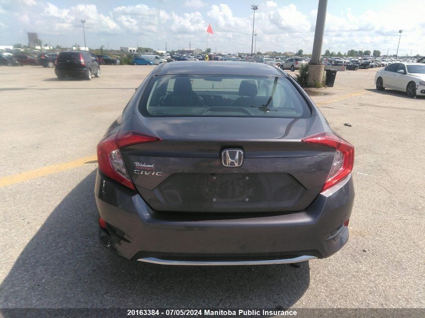 2019 Honda Civic Ex VIN: 2HGFC2F76KH029309 Lot: 20163384