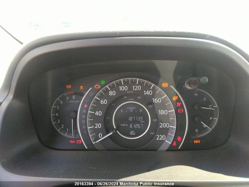 2014 Honda Cr-V Touring VIN: 2HKRM4H92EH129583 Lot: 20163394