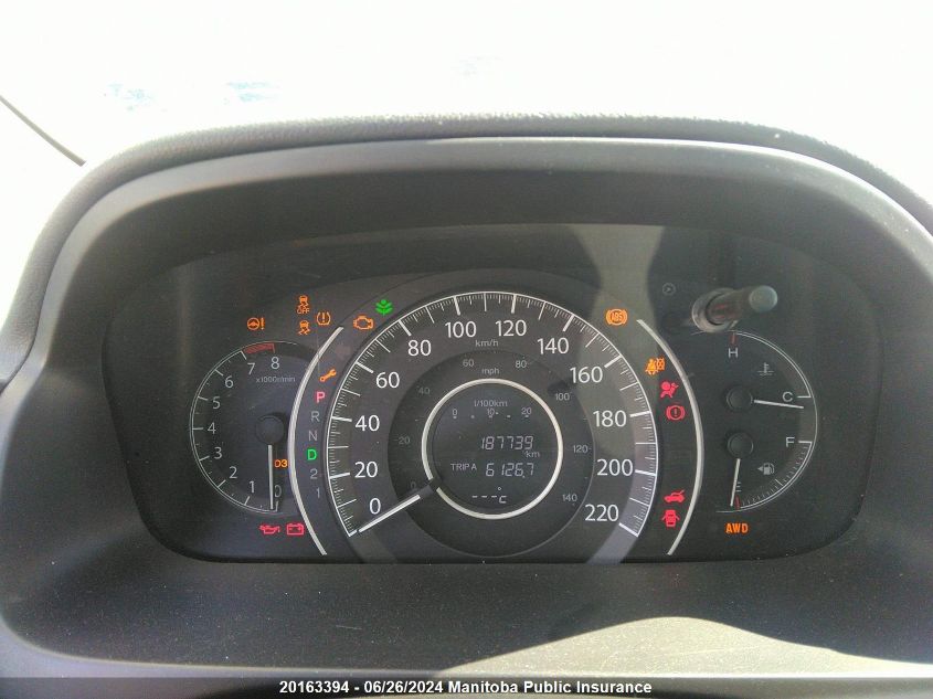 2014 Honda Cr-V Touring VIN: 2HKRM4H92EH129583 Lot: 20163394