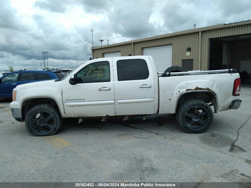 2009 GMC Sierra 1500 Slt Crew Cab VIN: 3GTEK13319G172980 Lot: 20163402