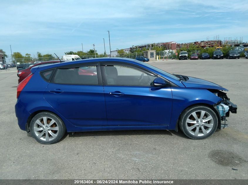 2014 Hyundai Accent Gls VIN: KMHCU5AE9EU173391 Lot: 20163404