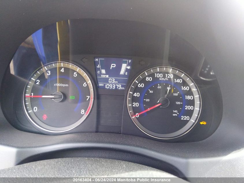 2014 Hyundai Accent Gls VIN: KMHCU5AE9EU173391 Lot: 20163404