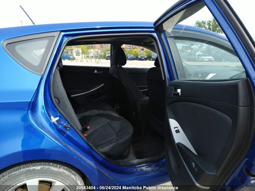 2014 Hyundai Accent Gls VIN: KMHCU5AE9EU173391 Lot: 20163404