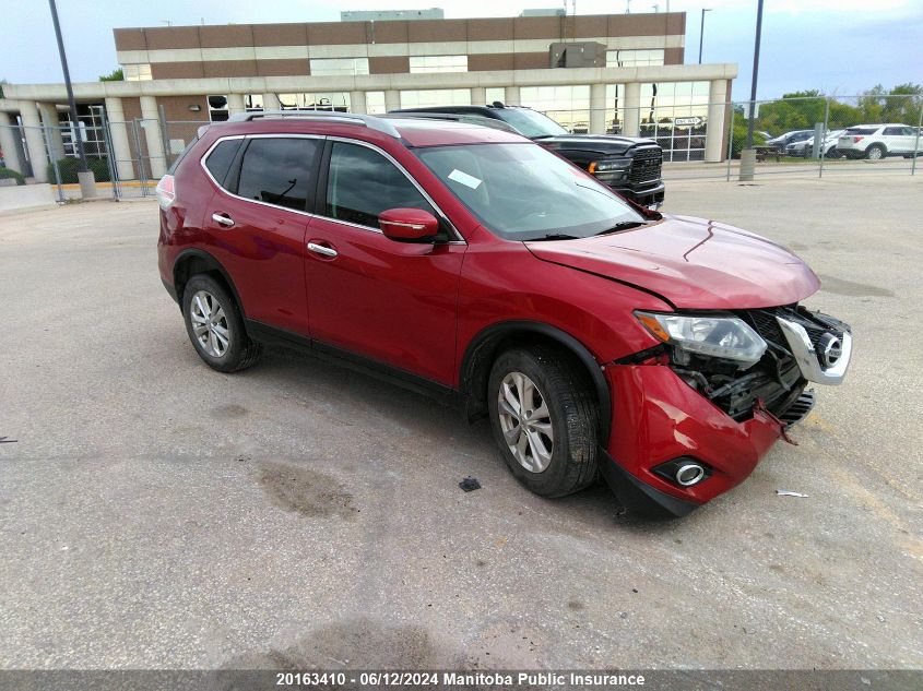 2015 Nissan Rogue Sv VIN: 5N1AT2MV3FC878490 Lot: 20163410