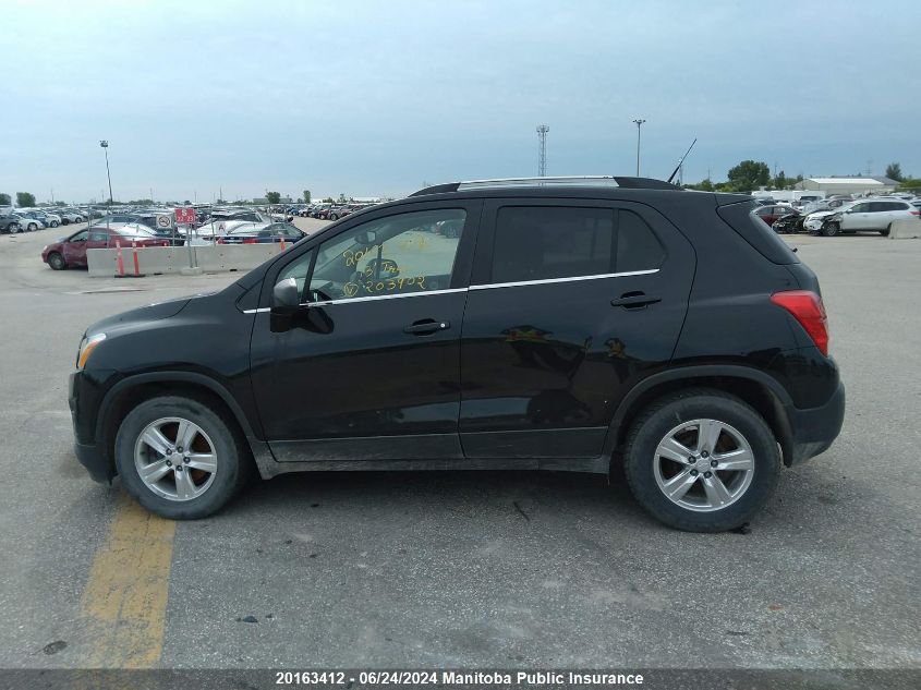 2013 Chevrolet Trax Lt VIN: 3GNCJLSB9DL203902 Lot: 20163412