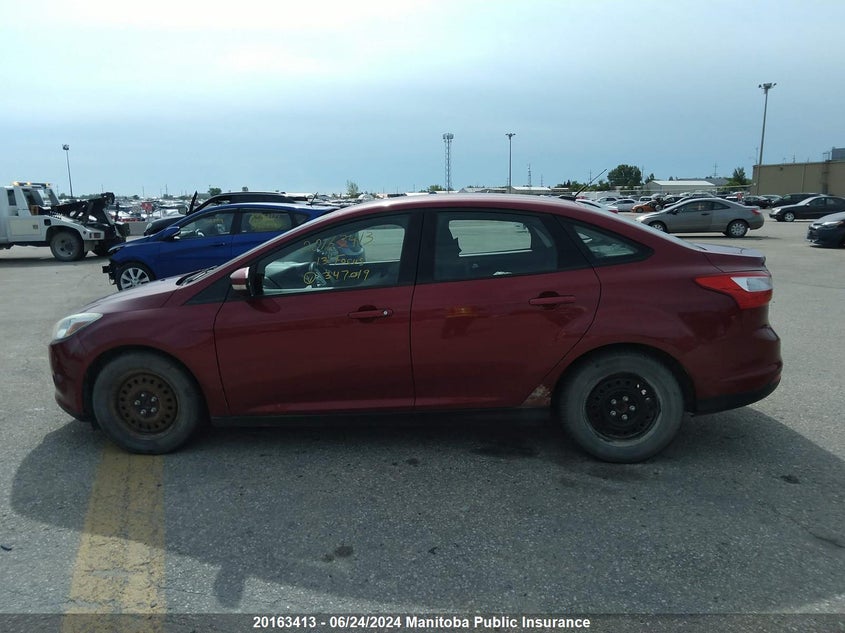 2013 Ford Focus Se VIN: 1FADP3F29DL347019 Lot: 20163413