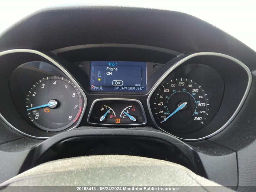 2013 Ford Focus Se VIN: 1FADP3F29DL347019 Lot: 20163413