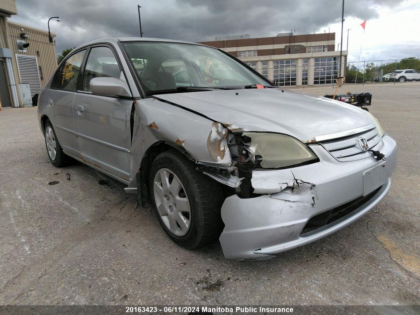 2002 Honda Civic Lx VIN: 2HGES16862H918807 Lot: 20163423