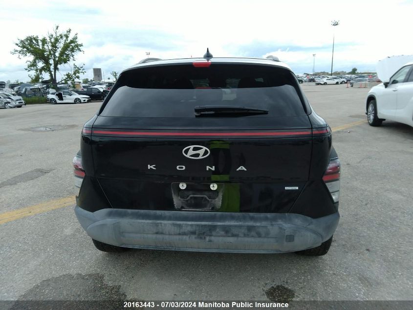 2024 Hyundai Kona Preferred VIN: KM8HBCAB6RU060302 Lot: 20163443