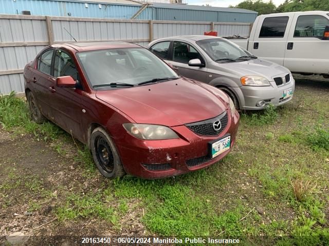 2006 Mazda 3 Mazda Gx VIN: JM1BK12F561496068 Lot: 20163450