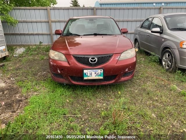 2006 Mazda 3 Mazda Gx VIN: JM1BK12F561496068 Lot: 20163450