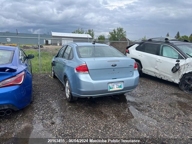 2008 Ford Focus Se VIN: 1FAHP34N78W213760 Lot: 20163455